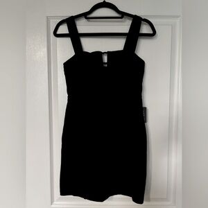 Express Black Strappy Mini Dress